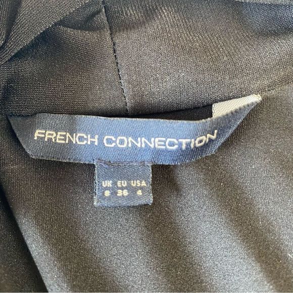 Black French connection sleeveless layered dress - Picture 9 of 9